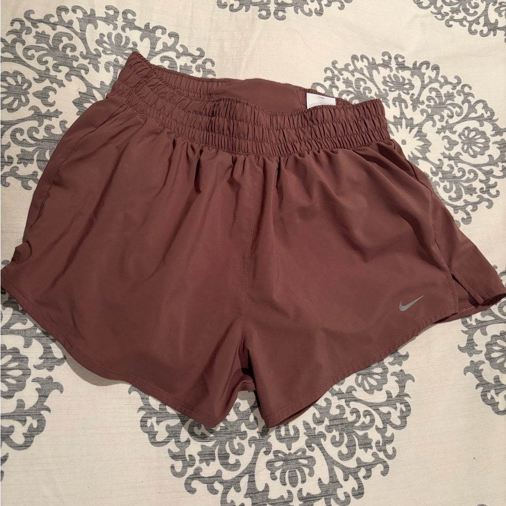 Nike Women's Athletic Shorts — Rosewood/Maroon